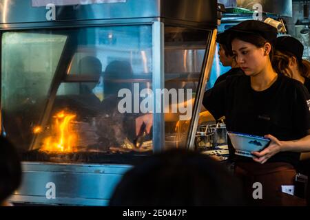 Ramen Restaurant Afuri in Tokyo, Shibuya, Japan Stockfoto