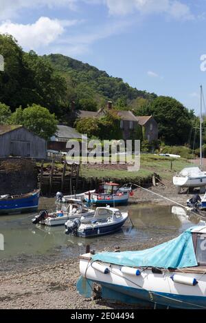 Porlock Weir, Dorf in England Stockfoto