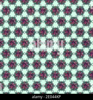 Abstrakte geometrische mehrfarbige Muster Hintergrund Textil-Design Stockfoto
