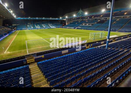 Sheffield, Großbritannien. Dezember 2020. Hillsborough, Sheffield vor dem Sky Bet Championship-Spiel zwischen Sheffield Wednesday und Middlesbrough. Picture by Matt Wilkinson/Focus Images/Sipa USA 29/12/2020 Credit: SIPA USA/Alamy Live News Stockfoto