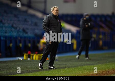 Sheffield, Großbritannien. Dezember 2020. Middlesbrough Manager Neil Warnock während des Sky Bet Championship Spiels in Hillsborough, Sheffield Bild von Matt Wilkinson/Focus Images/Sipa USA 29/12/2020 Quelle: SIPA USA/Alamy Live News Stockfoto