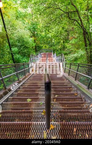 Lower West Cliff Falls Niagara Escarpment Dundas Valley Hamilton Ontario Kanada Stockfoto