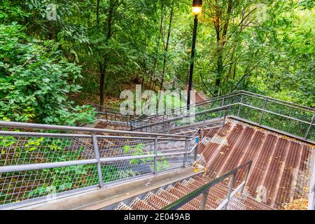 Lower West Cliff Falls Niagara Escarpment Dundas Valley Hamilton Ontario Kanada Stockfoto