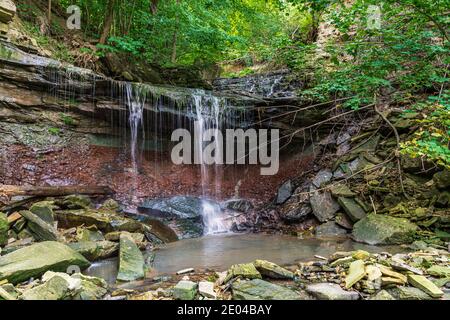 West Cliff Falls Niagara Escarpment Hamilton Ontario Kanada Stockfoto