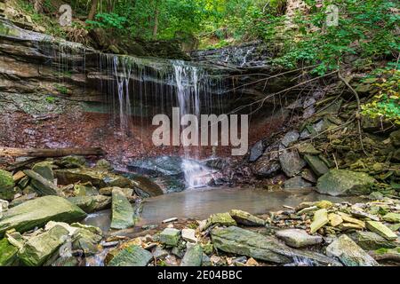 West Cliff Falls Niagara Escarpment Hamilton Ontario Kanada Stockfoto