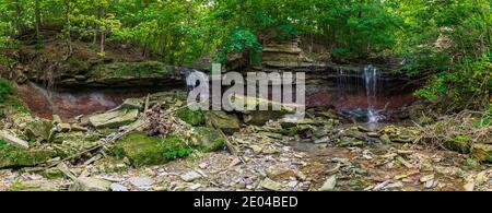 West Cliff Falls Niagara Escarpment Hamilton Ontario Kanada Stockfoto