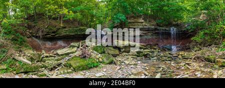 West Cliff Falls Niagara Escarpment Hamilton Ontario Kanada Stockfoto