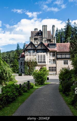 Cragside, ein viktorianisches Landhaus in der Nähe von Rothbury in Northumberland Stockfoto