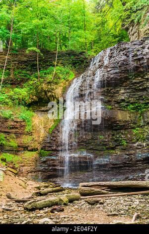Tiffany Falls Conservation Area Dundas Valley Ancaster Ontario Kanada Stockfoto