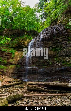 Tiffany Falls Conservation Area Dundas Valley Ancaster Ontario Kanada Stockfoto