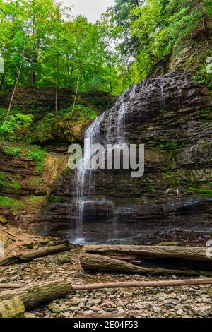 Tiffany Falls Conservation Area Dundas Valley Ancaster Ontario Kanada Stockfoto