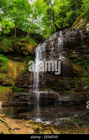 Tiffany Falls Conservation Area Dundas Valley Ancaster Ontario Kanada Stockfoto