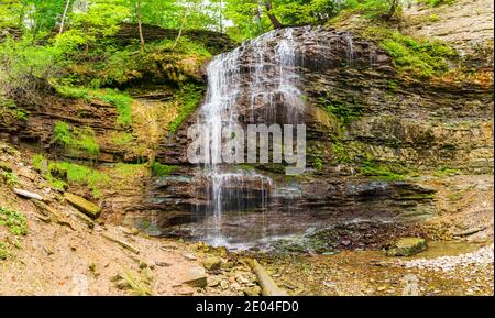 Tiffany Falls Conservation Area Dundas Valley Ancaster Ontario Kanada Stockfoto
