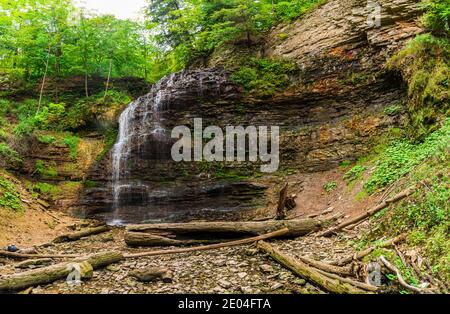 Tiffany Falls Conservation Area Dundas Valley Ancaster Ontario Kanada Stockfoto
