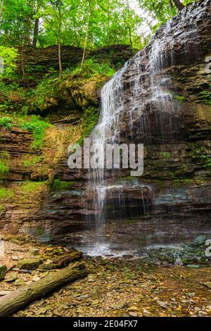 Tiffany Falls Conservation Area Dundas Valley Ancaster Ontario Kanada Stockfoto
