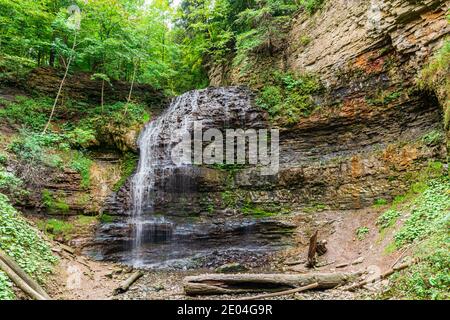 Tiffany Falls Conservation Area Dundas Valley Ancaster Ontario Kanada Stockfoto