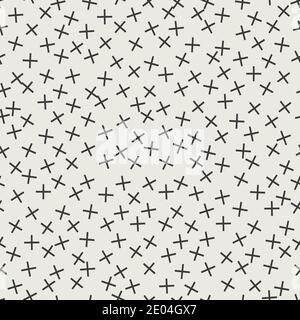 Memphis geometrisches nahtloses Muster chaotisches zufälliges Wappen, Crest Vector Memphis nahtloses Muster. Mode 80 und 90 Stock Vektor