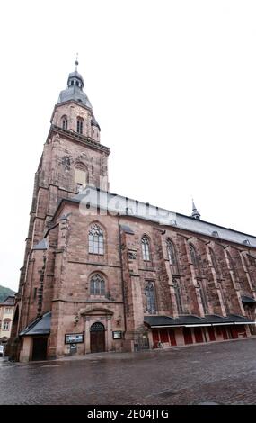 Jesuitenkirche oder Pfarrkirche Heiliger Geist und St. Ignatius, Heidelberg, Baden-Württemberg, Deutschland Stockfoto