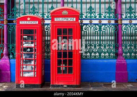 Londoner Telefonzelle Stockfoto