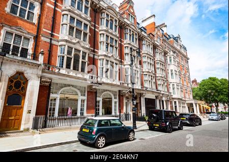 Mayfair District, Mount St., London, England. Stockfoto