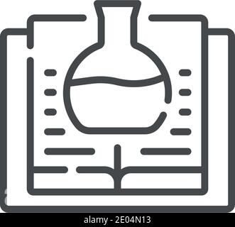 Medizin Buch Vektor-Symbol moderne einfache Vektor-Illustration Stock Vektor