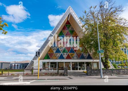 Christchurch Transitional Cathedral, Neuseeland Stockfoto