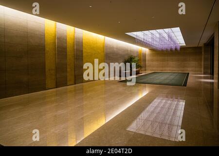 Interieur im Hotel Okura, Tokio, Minato, Japan Stockfoto