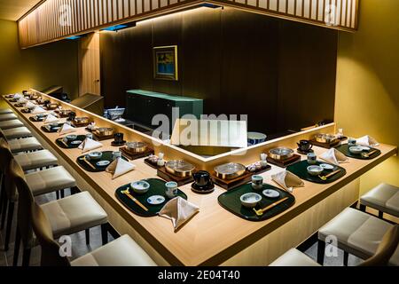 Interieur im Hotel Okura, Tokio, Minato, Japan Stockfoto