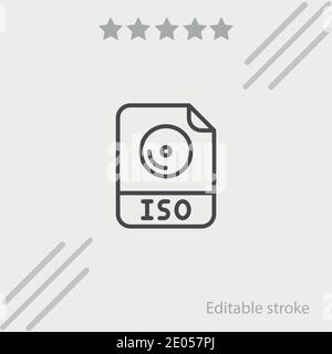 iso Vektor-Symbol Moderne einfache Vektor-Illustration Stock Vektor