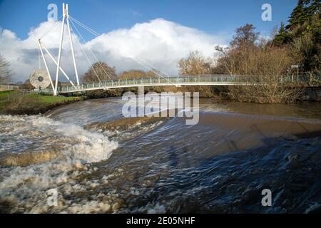 Raues Wasser Stockfoto