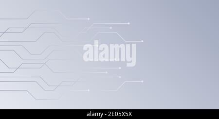 Digitale Technologie Elektronik Leiterplatte Hintergrund Vektor Illustration EPS10 Stock Vektor