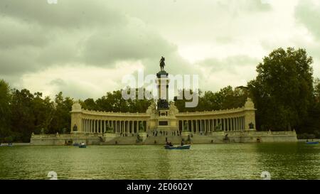 Herbst in Madrid Stockfoto