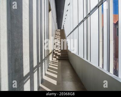 Ulm ist eine Stadt im Bundesland Baden-Württemberg, an der Donau an der Grenze zu Bayern gelegen Stockfoto