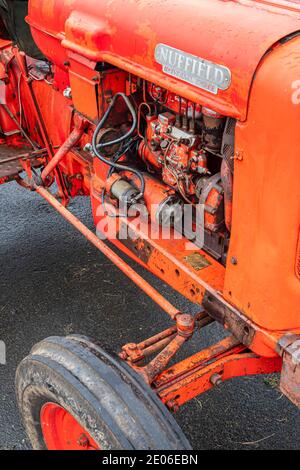 Antike Nuffield Universal Traktor bei einem Oldtimer Traktor Rallye in Nordostengland Stockfoto