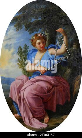 Eustache Le Sueur - Das Muse Terpsichore Stockfoto