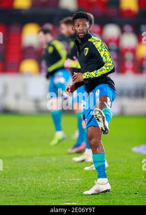 Brentford Community Stadium, London, Großbritannien. Dezember 2020. English Football League Championship Football, Brentford FC gegen Bournemouth; Jefferson Lerma von Bournemouth Aufwärmen Credit: Action Plus Sports/Alamy Live News Stockfoto