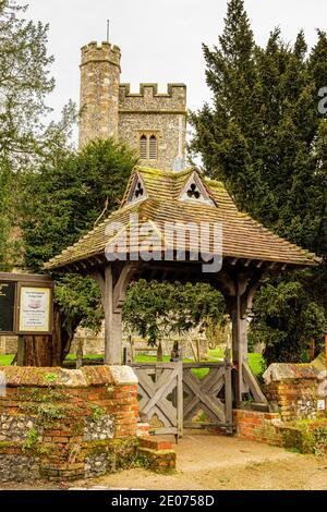 St Peter and St Paul Church, High Street, Farningham, Kent Stockfoto