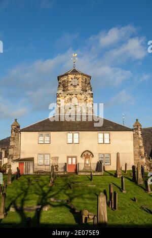 Burntisland Parish Church, St. Columba's, Burntisland, Fife, Schottland. Stockfoto