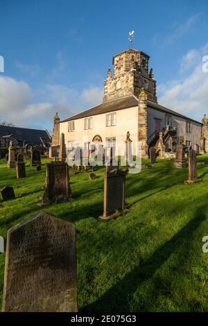 Burntisland Parish Church, St. Columba's, Burntisland, Fife, Schottland. Stockfoto