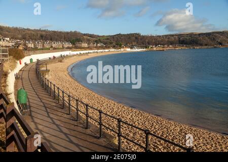 Burntisland Strand entlang des Fife Coastal Path, Fife, Schottland. Stockfoto