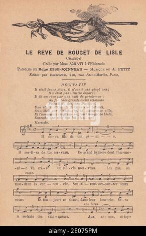 Le reve de Rouget de Lisle (1). Stockfoto