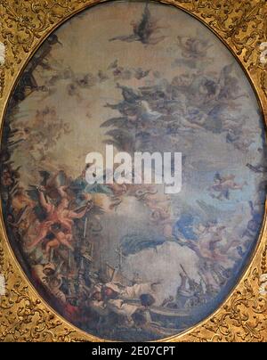 Le Triomphe de la Religion - Giandomenico Tiepolo - Q18573916. Stockfoto