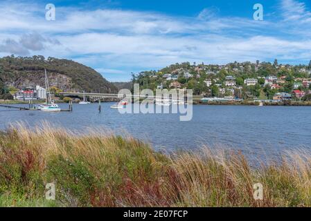 Hafen am Tamar River in Launceston, Australien Stockfoto