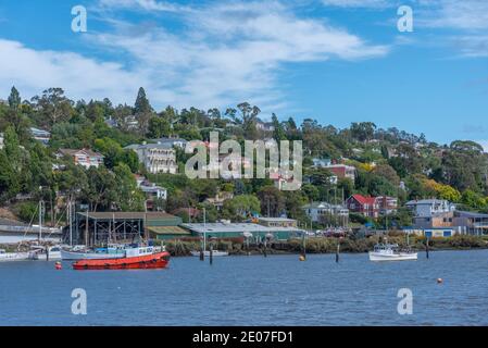 Hafen am Tamar River in Launceston, Australien Stockfoto