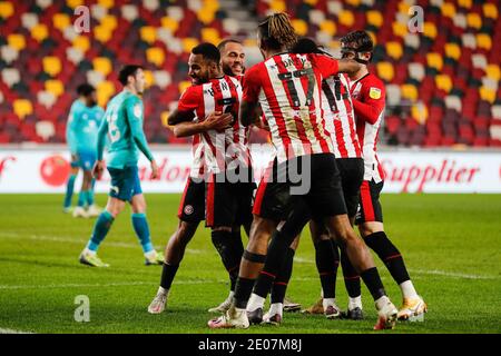 Brentford, Großbritannien. 30. Dez, 2020. Während des Sky Bet Championship Matches zwischen Brentford und Bournemouth im Brentford Community Stadium, Brentford Bild von Mark D Fuller/Focus Images/Sipa USA 30/12/2020 Credit: SIPA USA/Alamy Live News Stockfoto