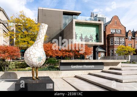 Toronto, Kanada - 24. Oktober 2019: Gardiner Museum in Toronto, Kanada. Stockfoto