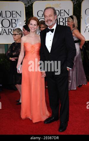 Kelsey Grammer und Kayte Walsh kommen zur 69. Annual Golden Globe Awards Zeremonie, die am 15. Januar 2012 im Beverly Hilton Hotel in Los Angeles, CA, USA, stattfand. Foto von Lionel Hahn/ABACAPRESS.COM Stockfoto