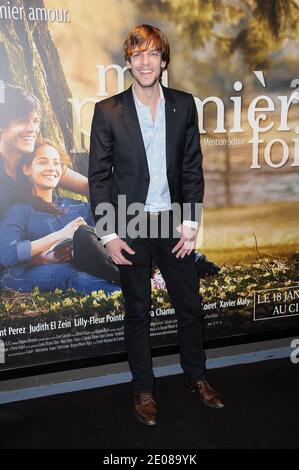 Martin Cannavo bei der Premiere von "A Premiere Fois", die am 17. Januar 2012 im UGC Cine Cite Bercy Kino in Paris, Frankreich, stattfand. Foto von Nicolas Briquet/ABACAPRESS.COM Stockfoto