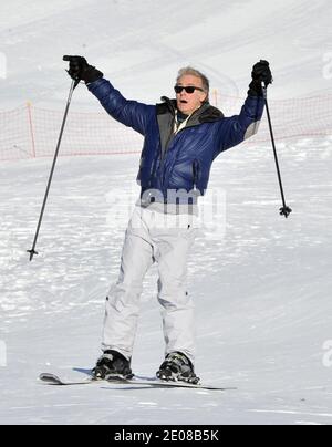 Franck Dubosc während des 15. Alpe d'Huez Comedy Film Festivals, das am 18. Januar 2012 in l'Alpe d'Huez, Frankreich, stattfand. Foto von Charriau-Marechal/ABACAPRESS.COM Stockfoto