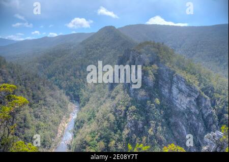 Alum Cliffs State Reserve in Tasmanien, Australien Stockfoto